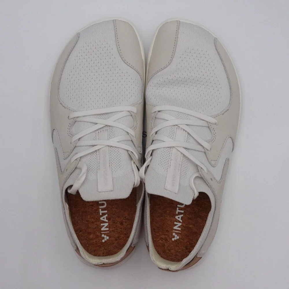 NEW Vivobarefoot Men's Primus Asana Leather Barefoot Shoes 309300-03 Natural
